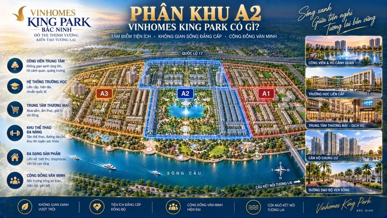 phân khu A2 vinhomes king park