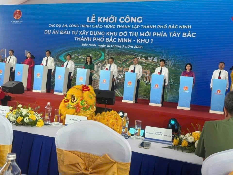 vinhomes king park bắc ninh khởi công